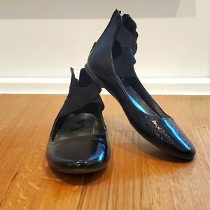 Girls Cross Strap Ballet Flats